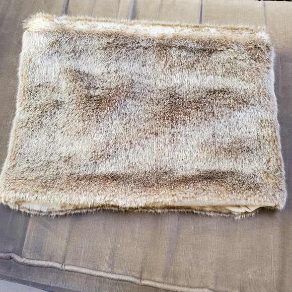 Indigo | Faux Fur Cowl Neck Scarf - Picture 2 of 3